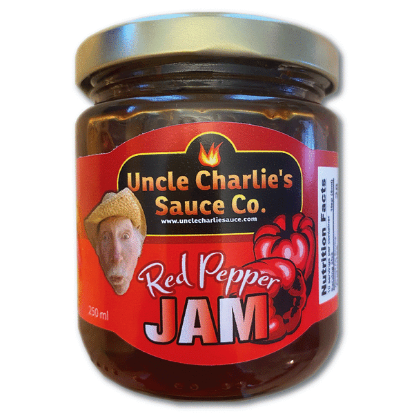 Red Pepper Jam Uncle Charlie's Canadian Hot Sauce Company Uncle