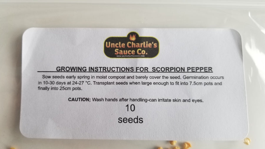 Scorpion Pepper Seeds- 10pk